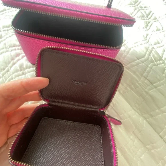 Coach Mini Jewelry Vanity Bag Trinket and Pill Box - Picture 6 of 6